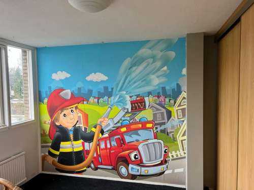 Children's room fire brigade