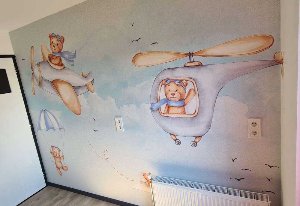 Bears in the sky blue