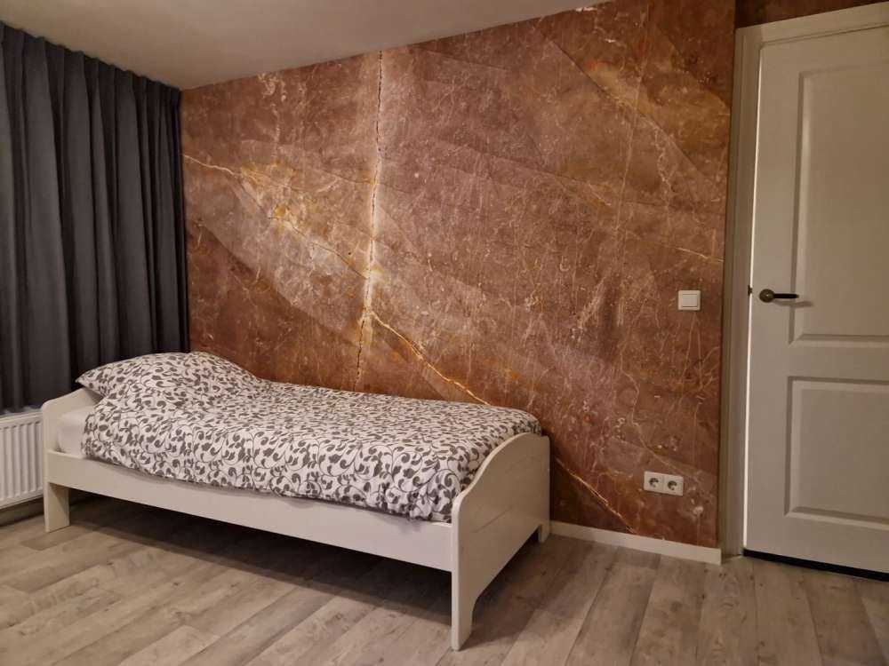 Natural brown marble