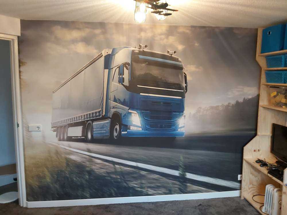 Photo wallpaper truck