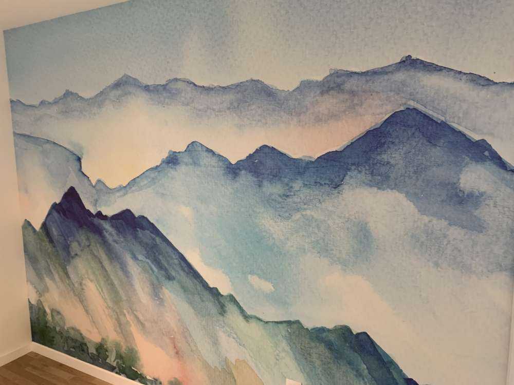 Abstract mountains