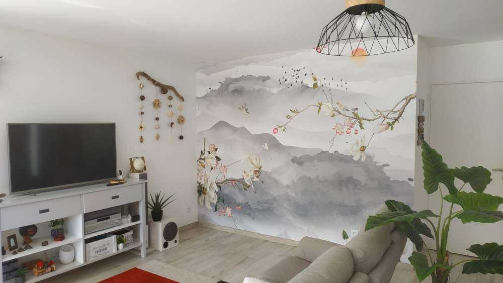 Grey mountains and hills