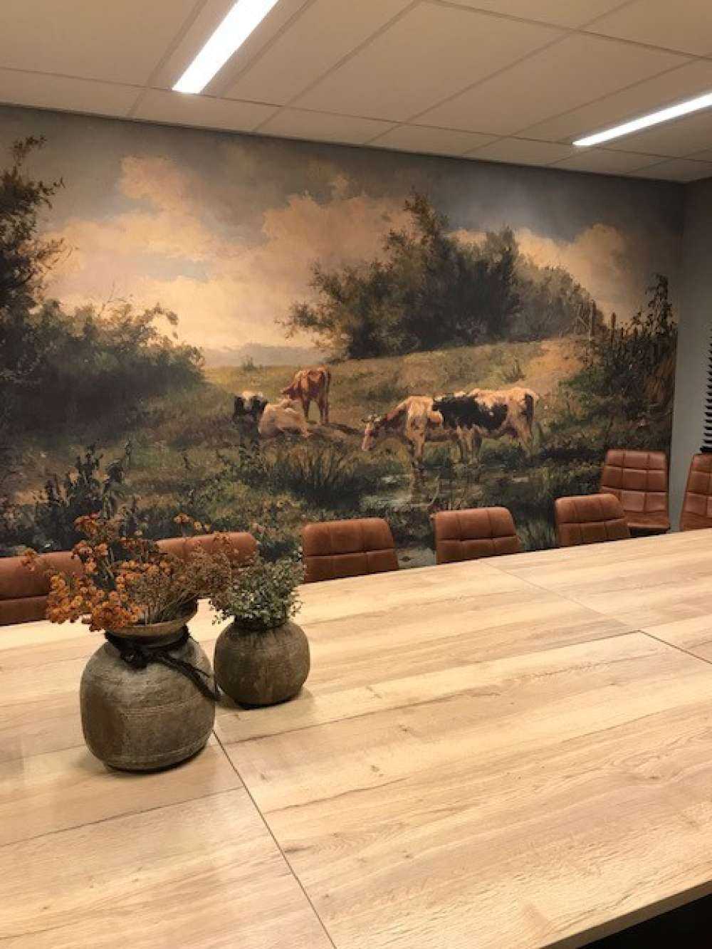 Koeien bij een plas