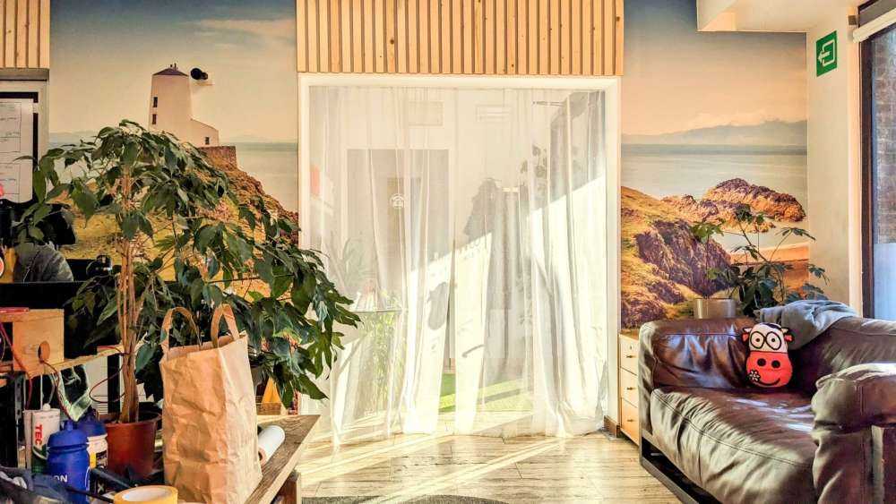 Lighthouse on a rocky outcrop