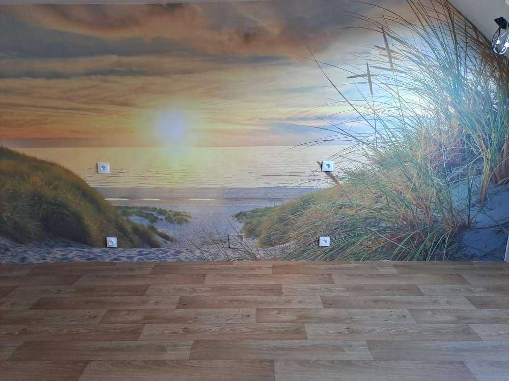 Sunset at dune beach