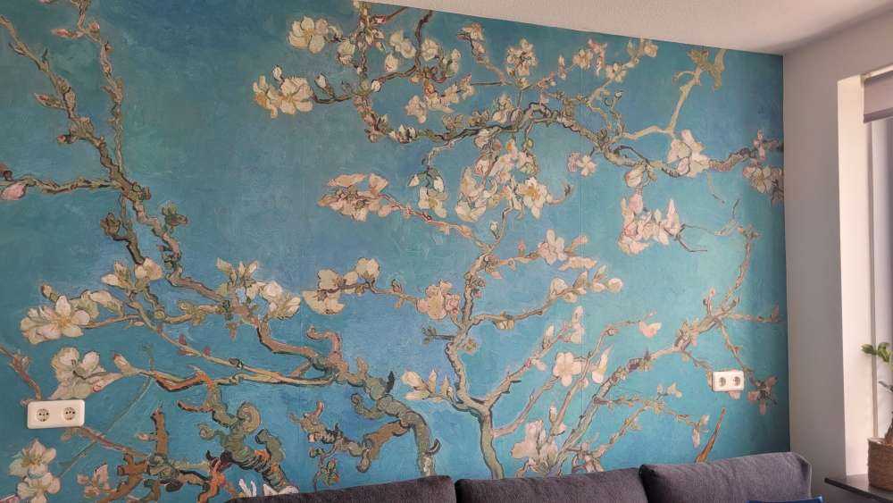 Geschilderde Amandelbloesem (Van Gogh)