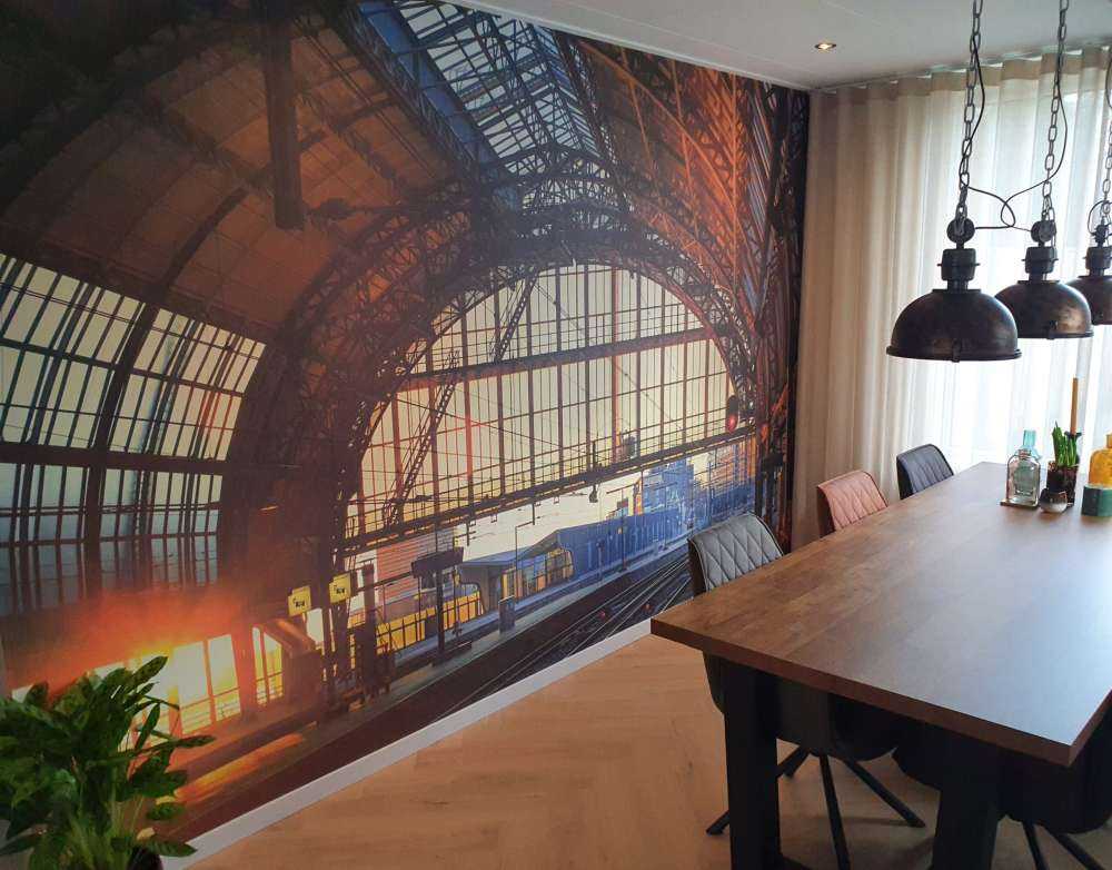 Sunrise at the station