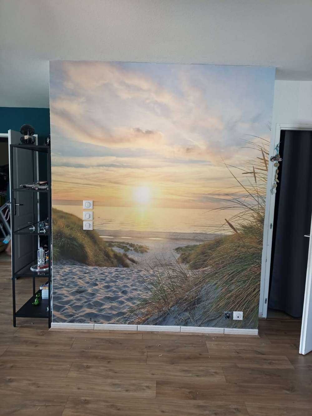 Sunset at dune beach