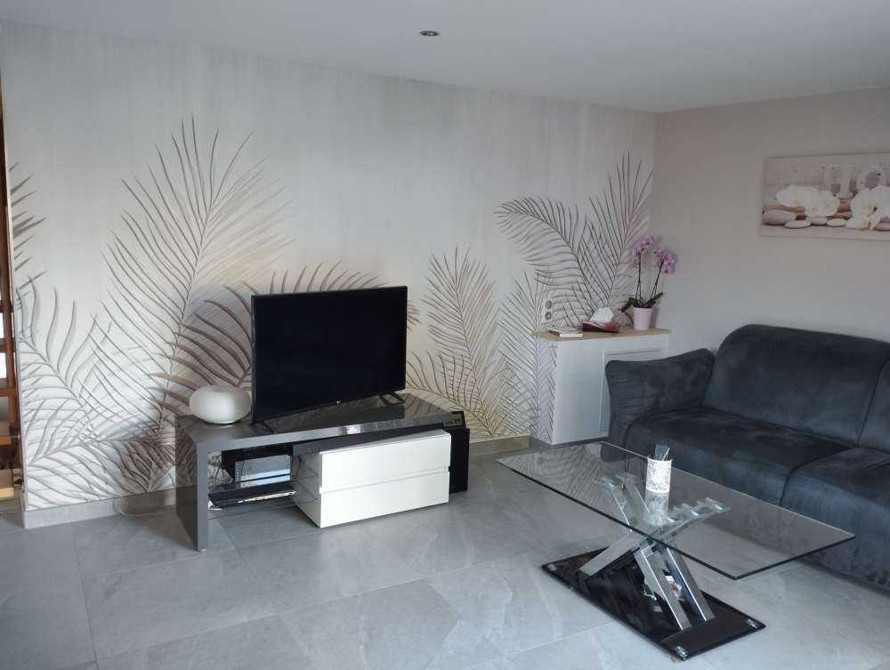 Beige colored palm leaves