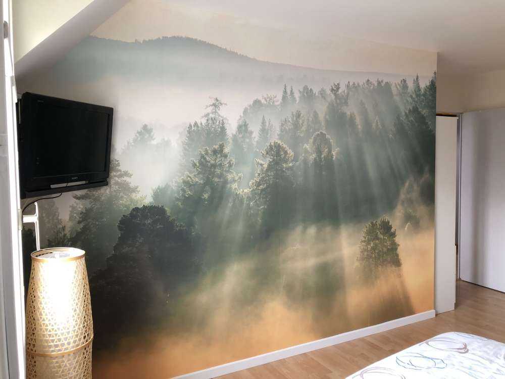 Sunrise between the hills