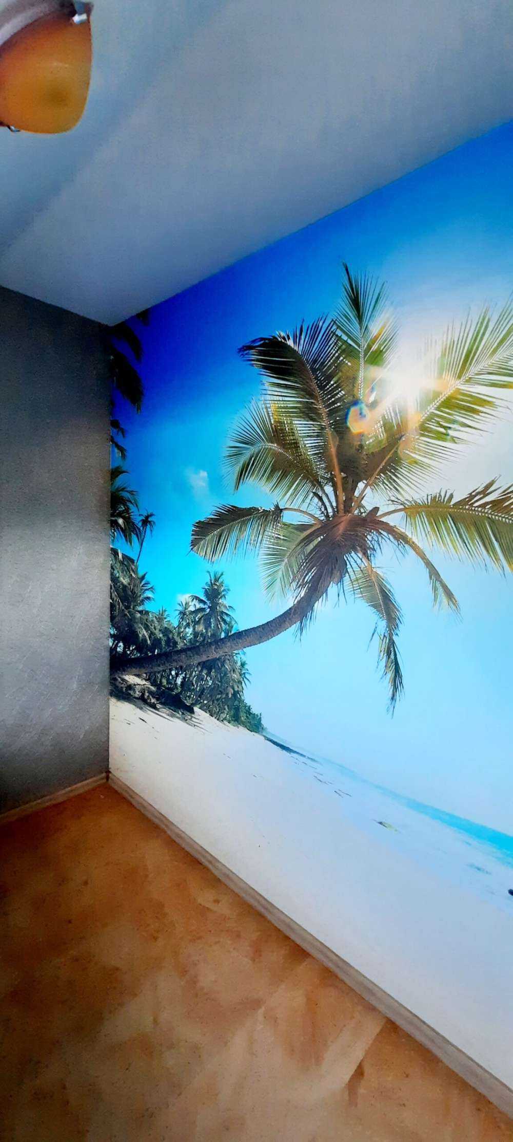 Large palm tree