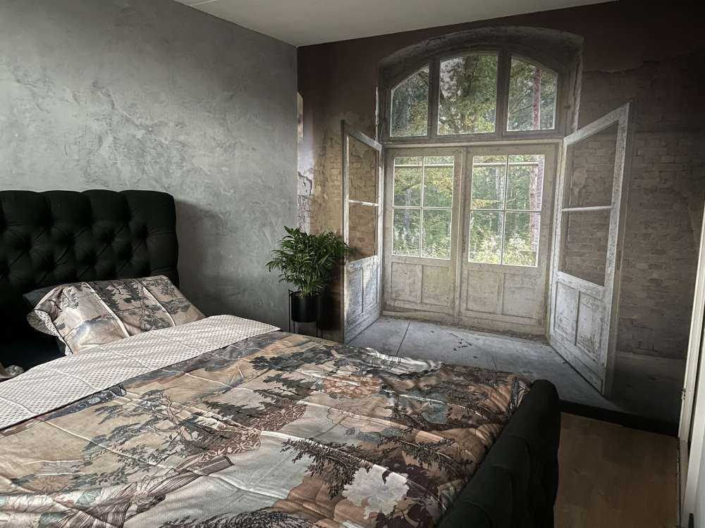 Deserted house by the forest