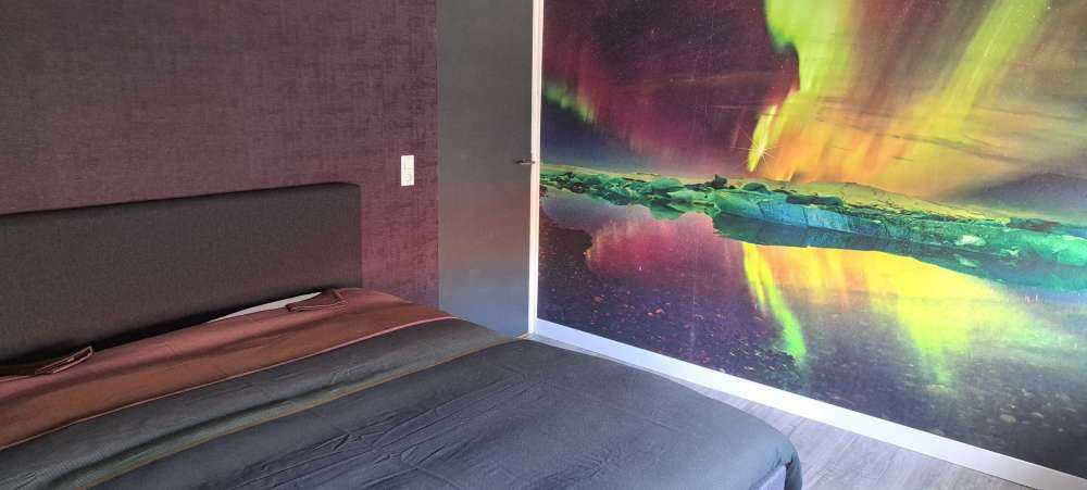 Northern lights in Jökulsárlón