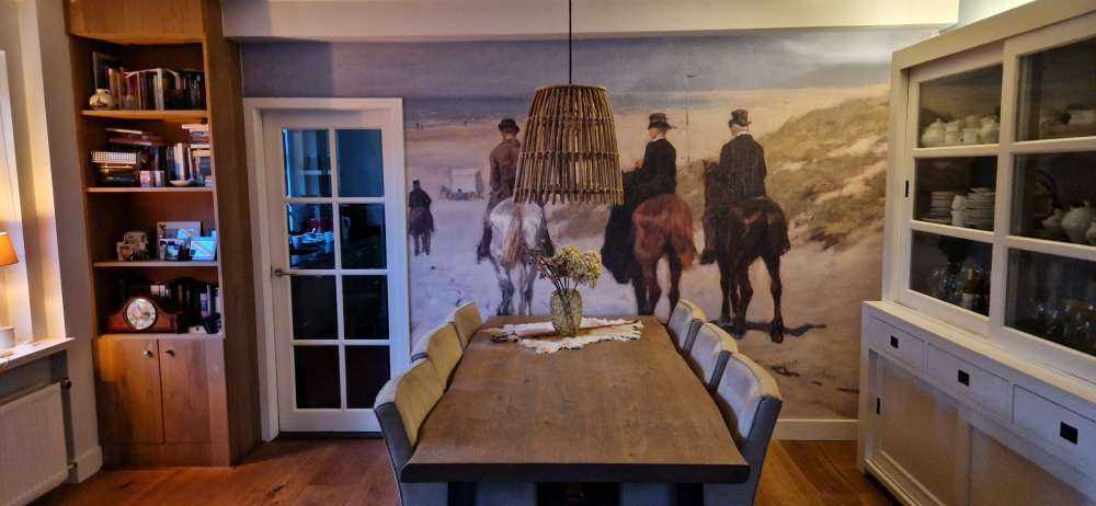 Morning ride along the beach