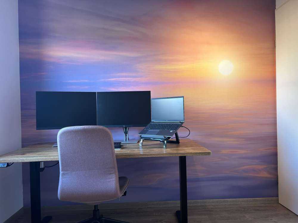 Lilac sunset