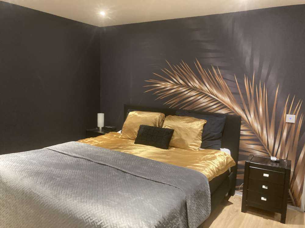 Ornamental palm leaves