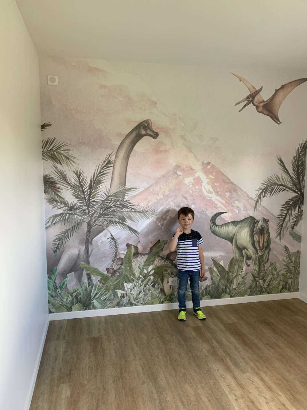 Dino's near a volcano