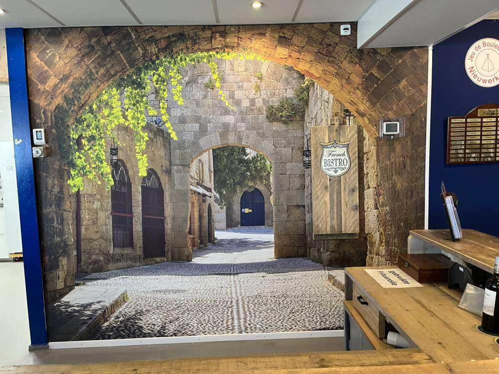 Terraces in old street