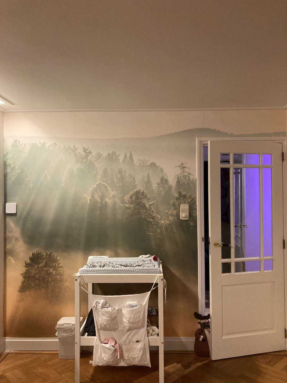 Sunrise between the hills