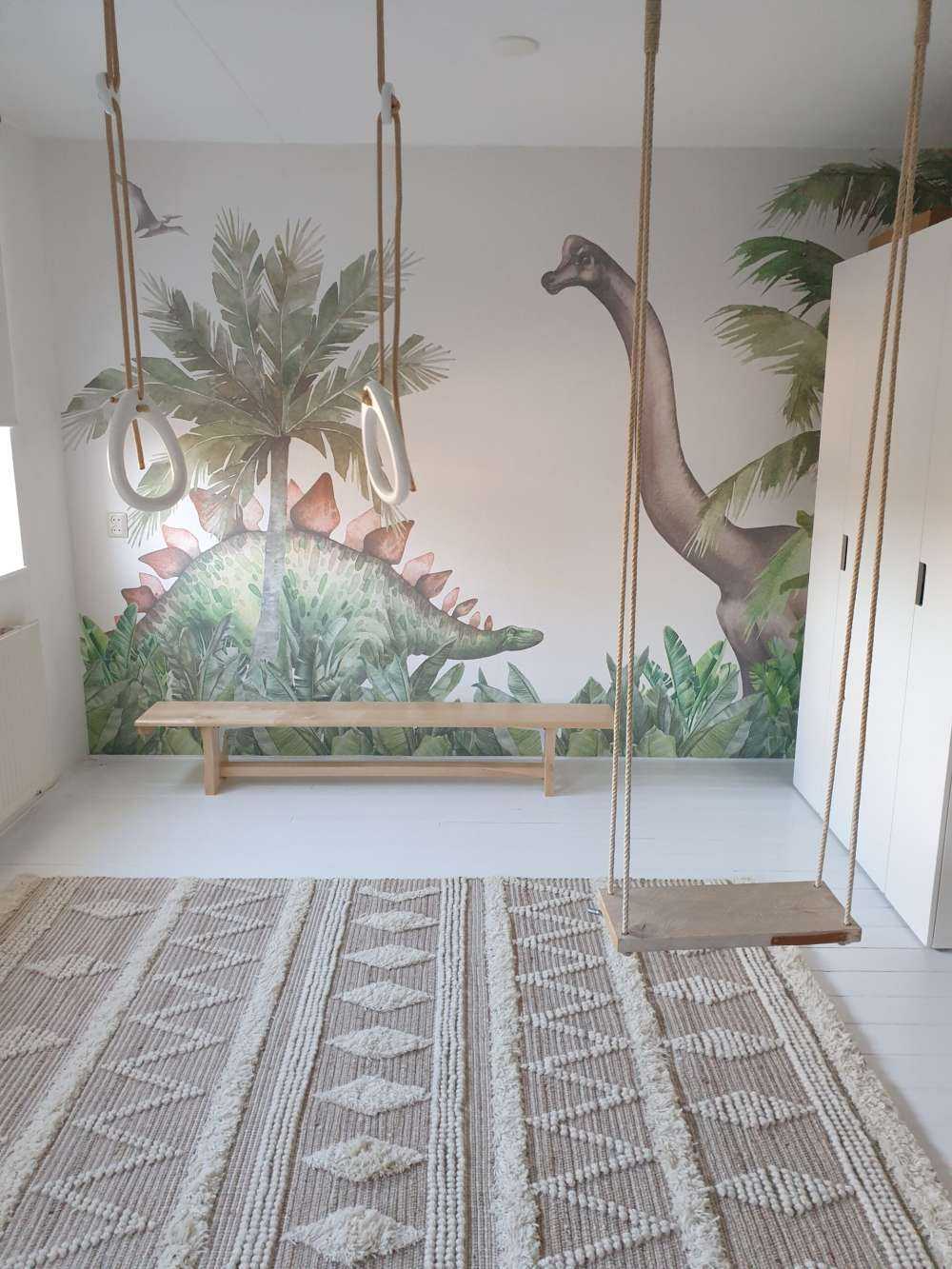 Dinosaurs in the jungle