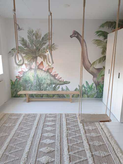 Dinosaurs in the jungle