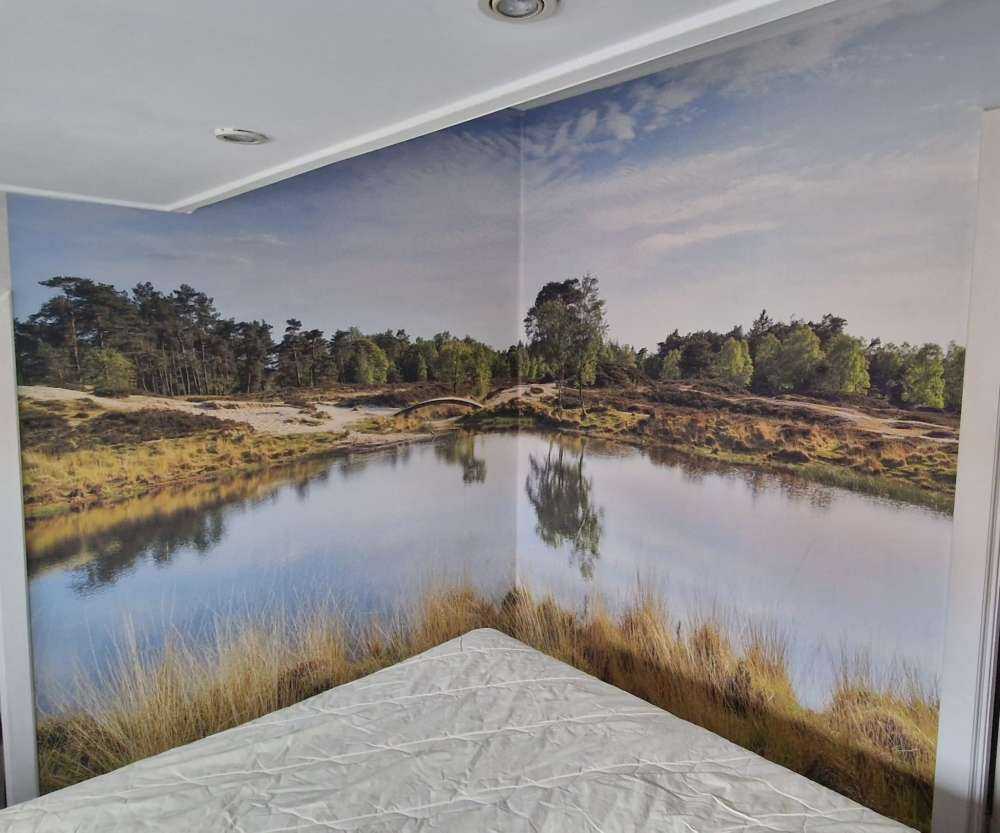 A small forest lake in the heathland area