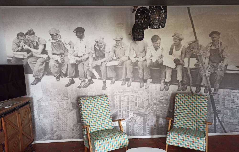 Lunch at a skyscraper