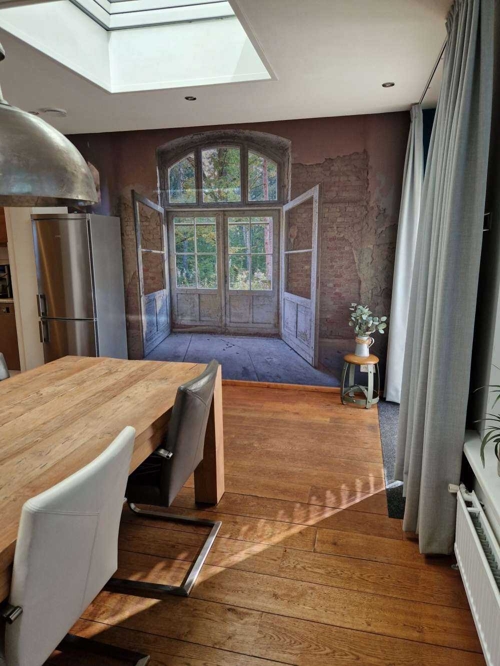 Deserted house by the forest