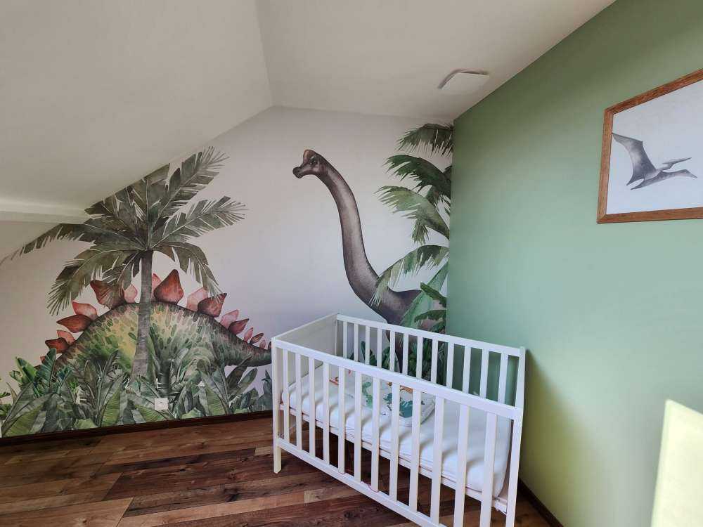 Dinosaurs in the jungle