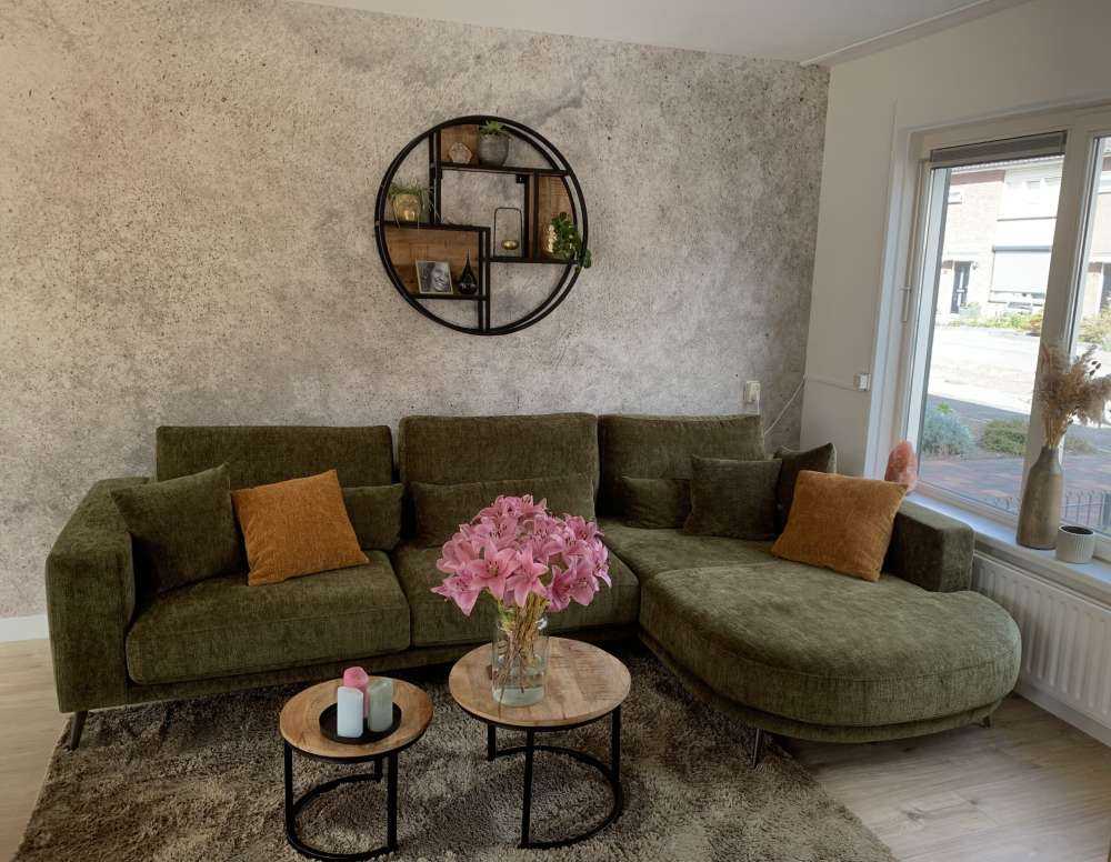 Light grey polished concrete