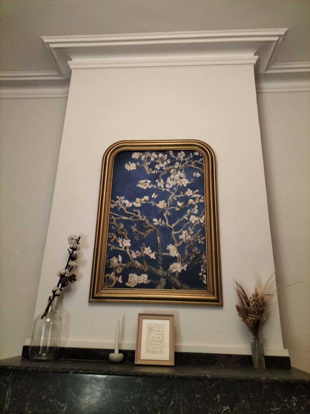 Almond blossom in the night