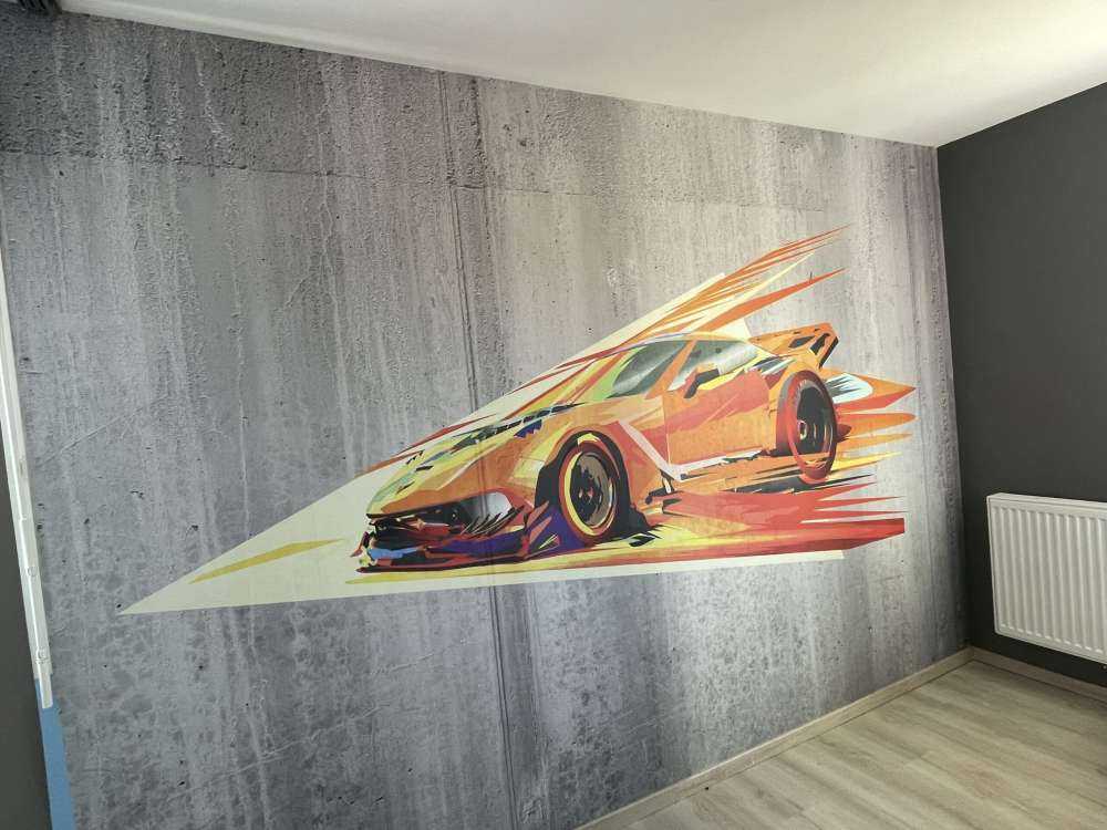Graffiti racecar