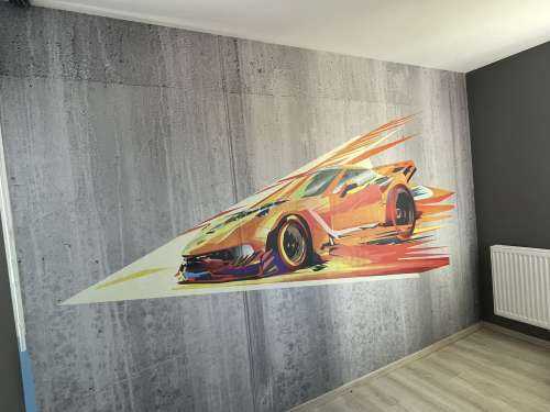 Graffiti racecar