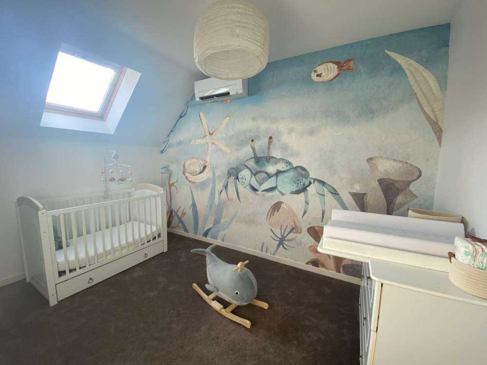 Watercolour sea turtle