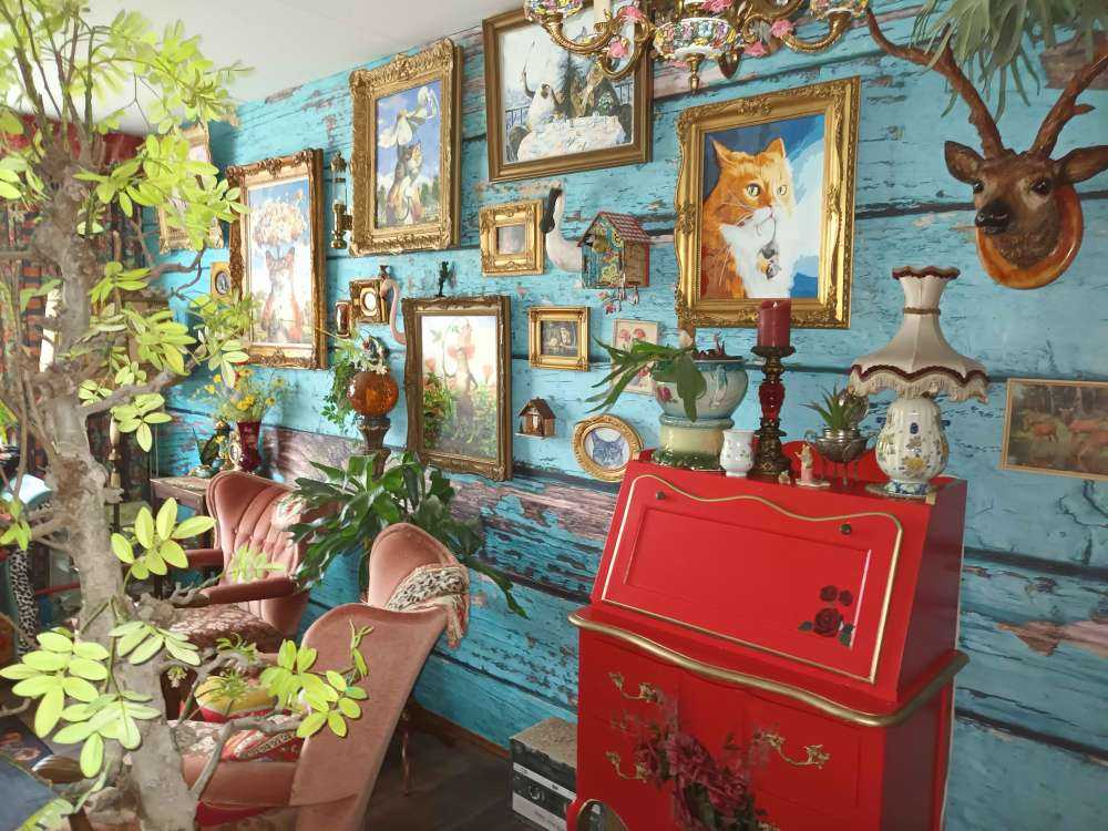 Blue wood