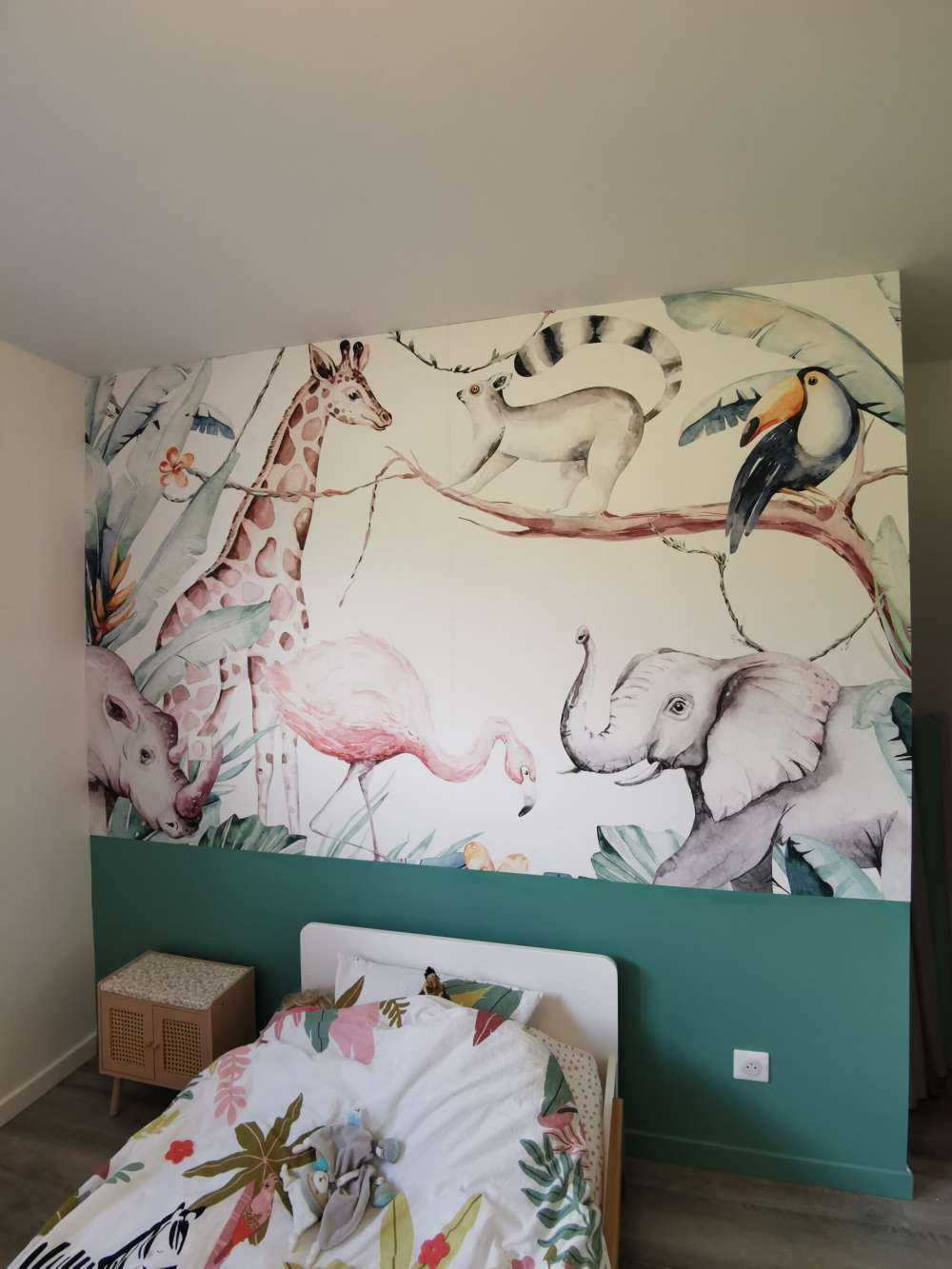 Watercolour African animals