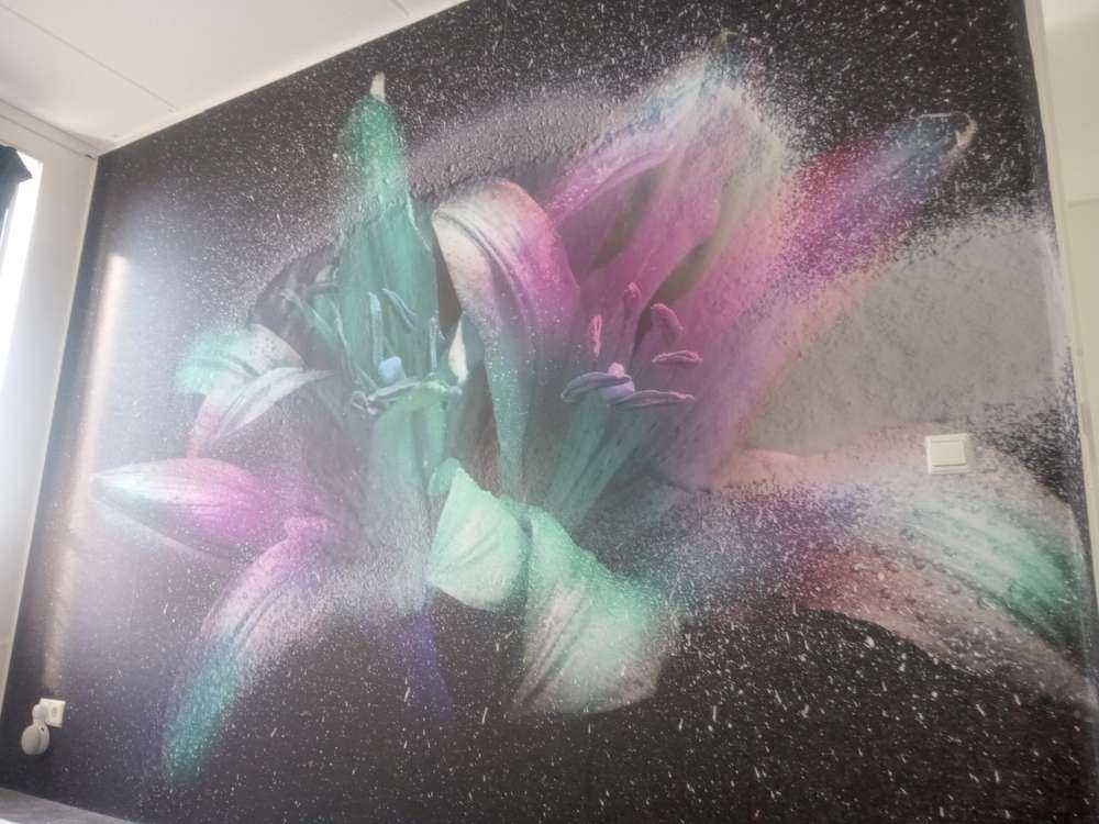 Neon flowers