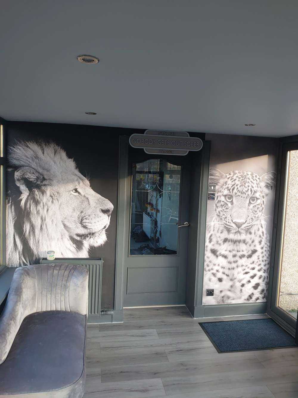 Concentrated leopard