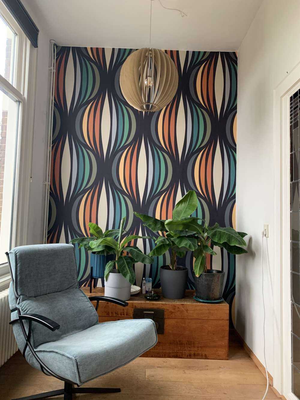 Pattern in retro style