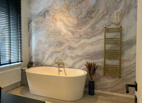 Colourful marble