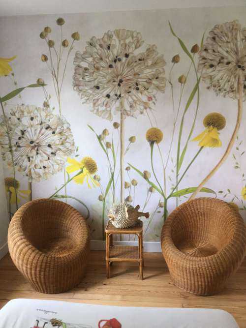 Alliums and heleniums