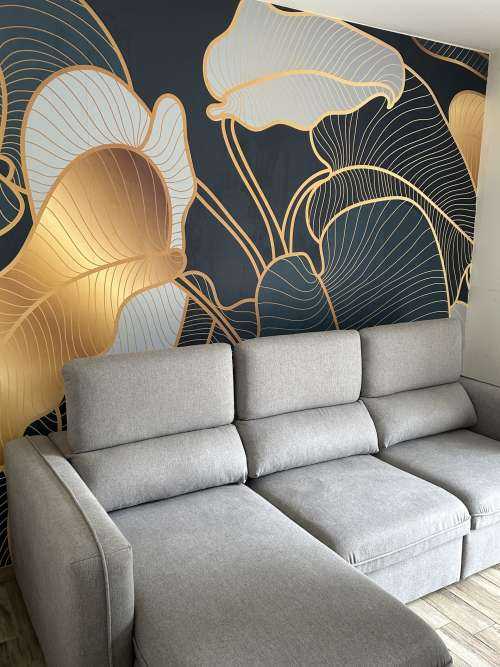 Luxury gold Art Deco