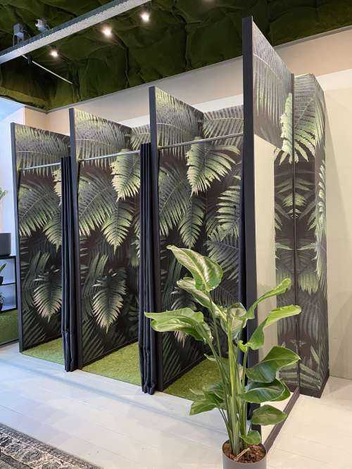 Large palm leaves