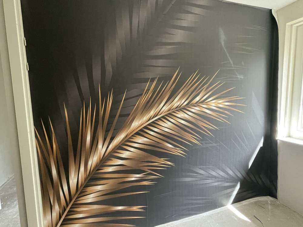 Ornamental palm leaves