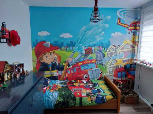 Children's room fire brigade