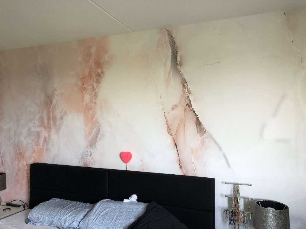 Marble with pink tint