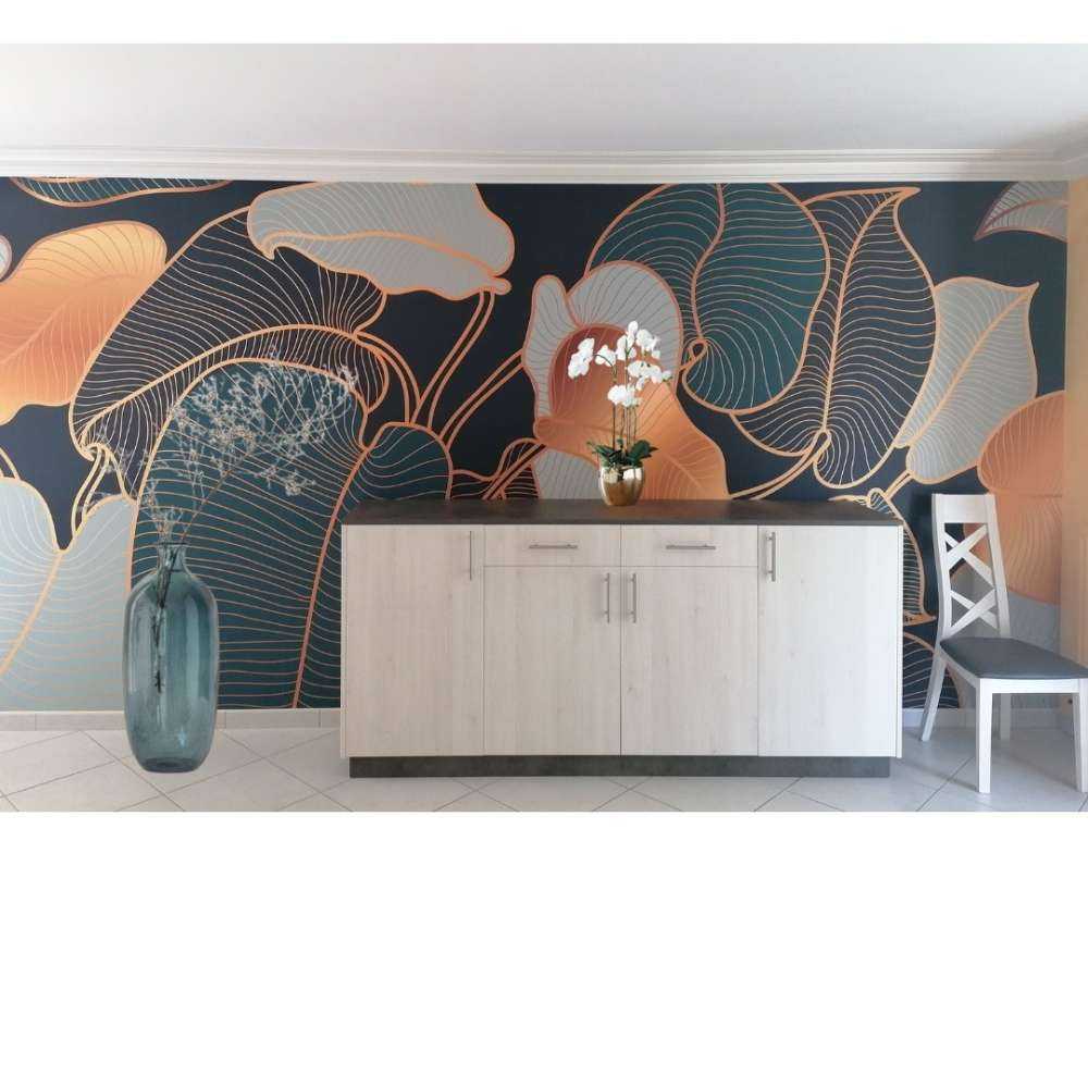 Luxury gold Art Deco