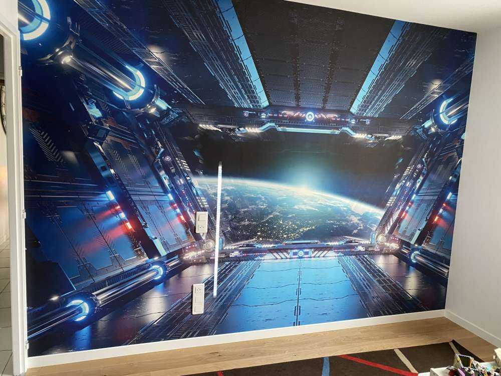 View from a spaceship