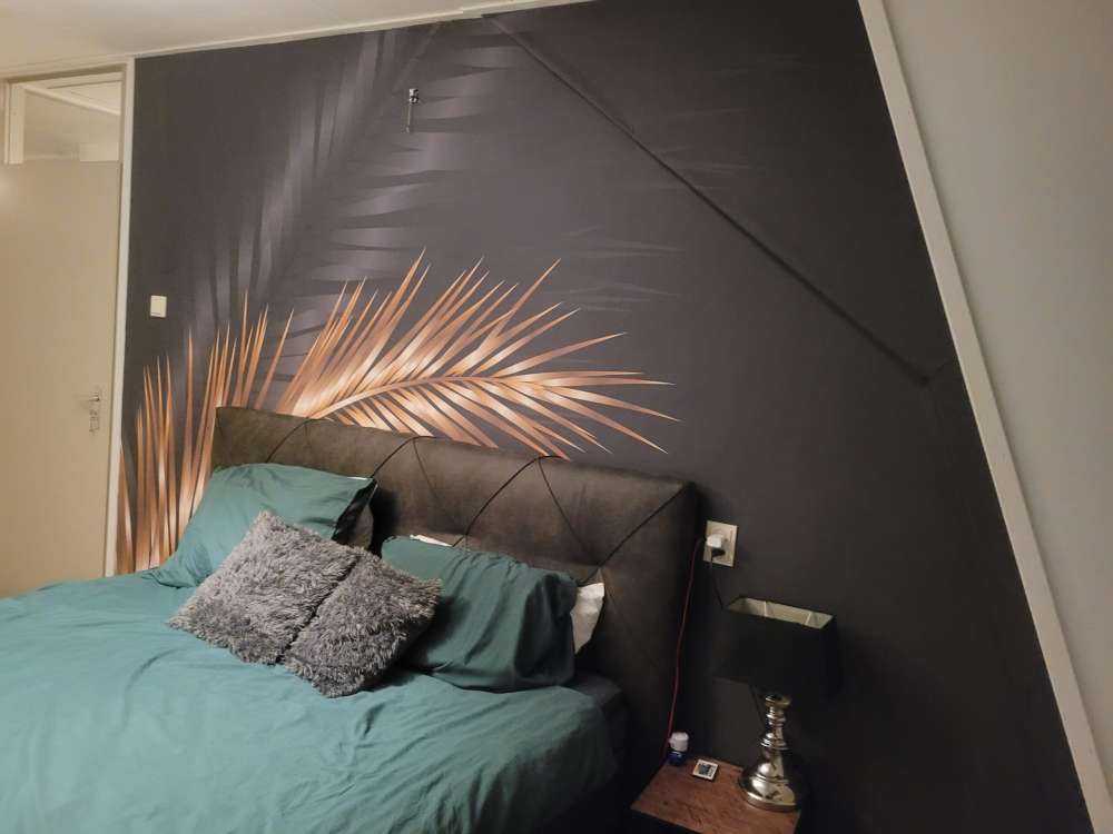 Ornamental palm leaves