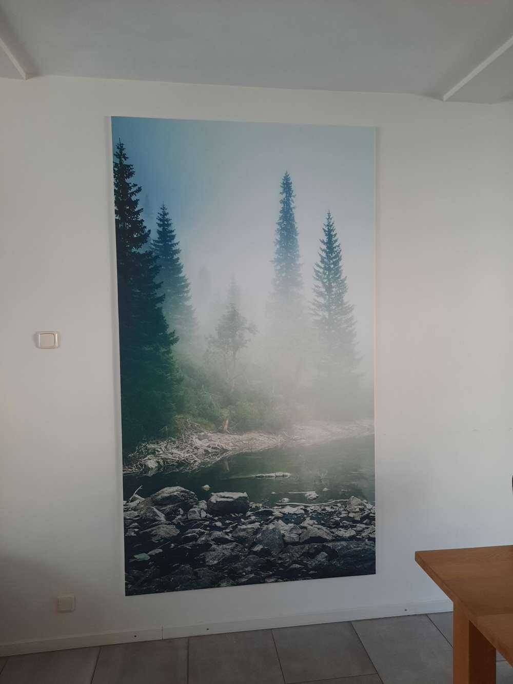 A beautiful mountain lake